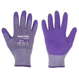 Rękawice ochronne FLASH GRIP LAVENDER, rozmiar 6