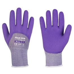 Rękawice ochronne FLASH GRIP LAVENDER FULL, rozmiar 8