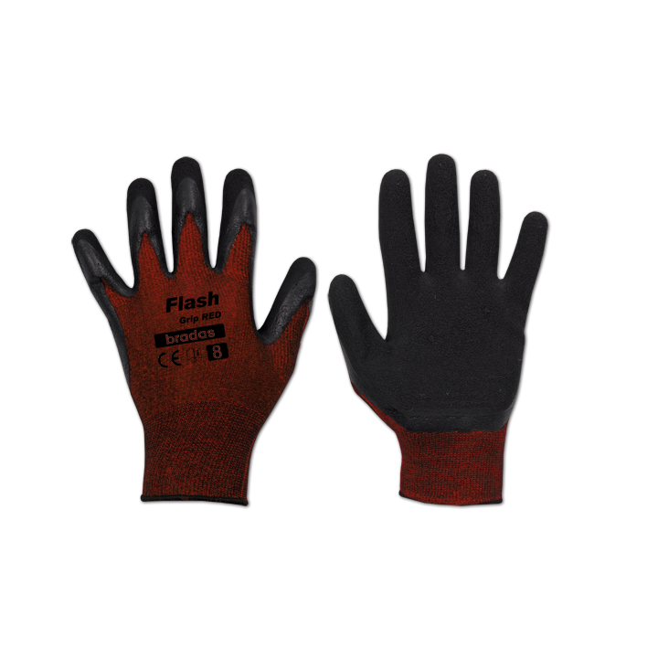 Rękawice ochronne FLASH GRIP RED lateks, rozmiar 11