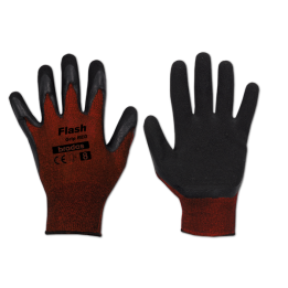 Rękawice ochronne FLASH GRIP RED lateks, rozmiar 9