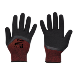 Rękawice ochronne FLASH GRIP RED FULL lateks, rozmiar 8