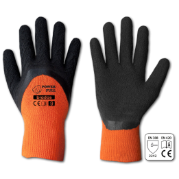Rękawice ochronne POWER FULL lateks, rozmiar 11