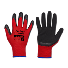 Rękawice ochronne PERFECT SOFT RED lateks, rozmiar 8