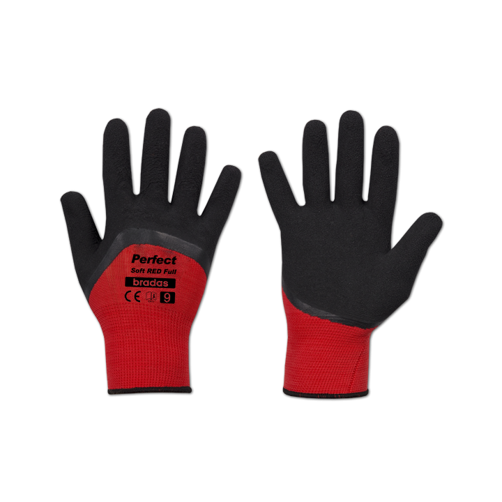 Rękawice ochronne PERFECT SOFT RED FULL lateks, rozmiar 10