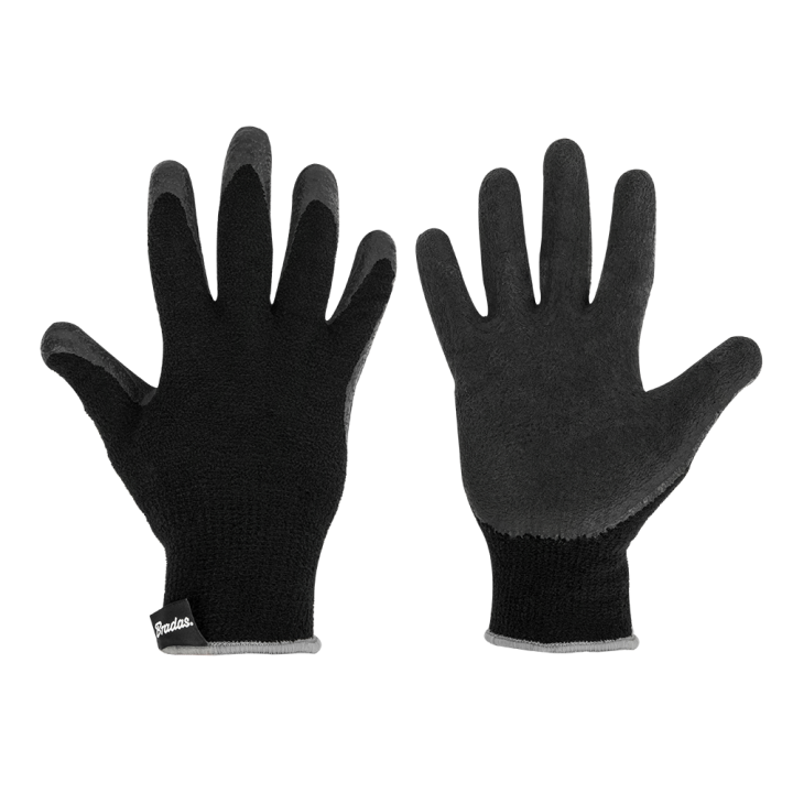 Rękawice ochronne TERMO GRIP BLACK lateks , rozmiar 10