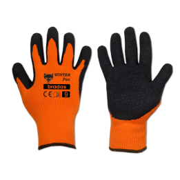 Rękawice ochronne WINTER FOX lateks, rozmiar 9.
