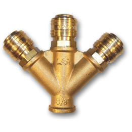 ESSK Trójnik z szybkozłączami GW 3/8"