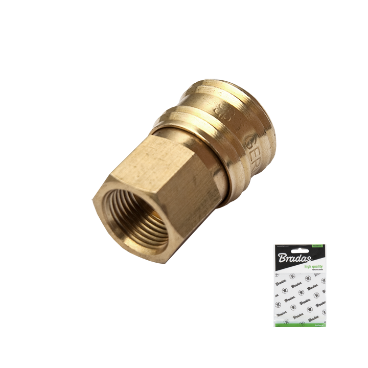 Szybkozłącze GW 3/8" MOSIĄDZ