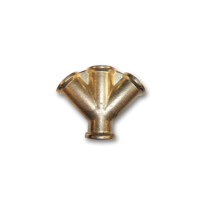 Trójnik 4x GW 3/8"