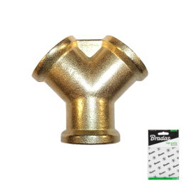 Dwójnik 3x GW 3/8" MOSIĄDZ