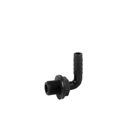 PIN LUG Kolano przyłącze GZ 1/2" na wąż 1/2"- PP + uszczelka