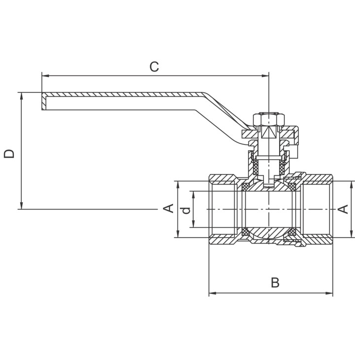 ZAWÓR KULOWY 1 1-2" STANDARD