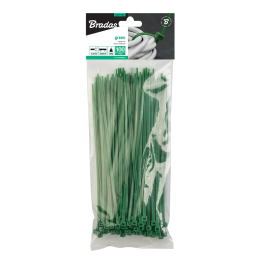 Taśma kablowa 2,5 x 100mm GREEN
