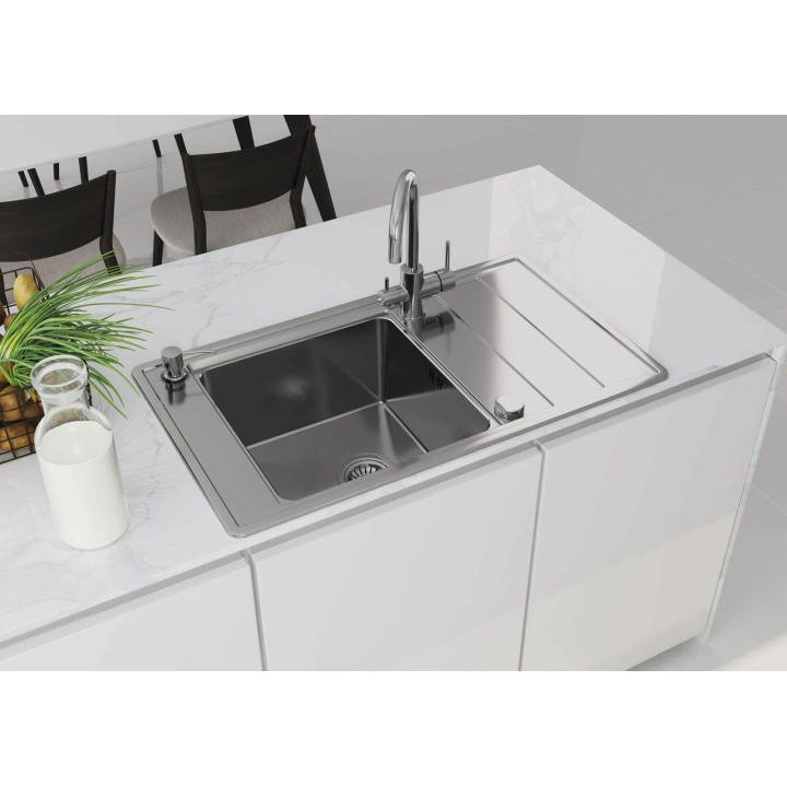 BATERIA KUCHENNA Z PODŁĄCZENIEM DO FILTRA WODY OBROTOWA CHROM BCH 064M