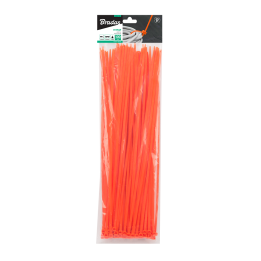 Taśma kablowa 4,8 x 200mm ORANGE 100 szt.
