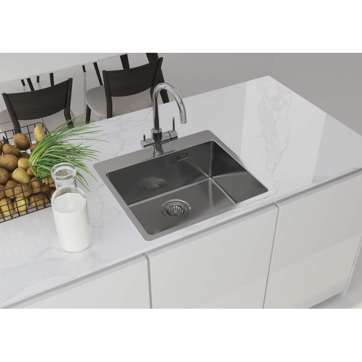 BATERIA KUCHENNA Z PODŁĄCZENIEM DO FILTRA WODY OBROTOWA CHROM BCH 064M