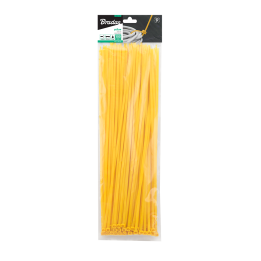 Taśma kablowa 4,8 x 300mm YELLOW 100 szt.