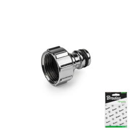 Przyłącze na kran GW 3/4" CYNK CHROM - woreczek ekspozycyjny