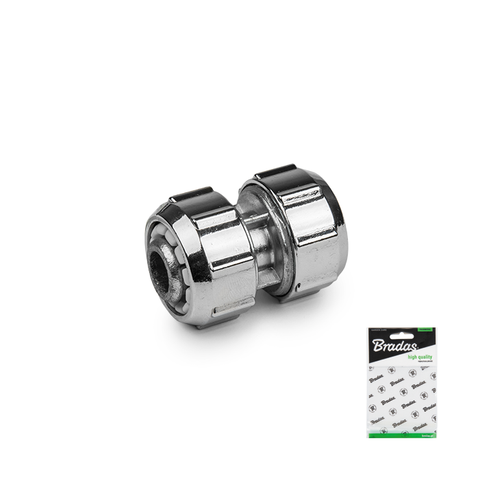 Reparator do węża 3/4" / 3/4" CYNK CHROM - woreczek ekspozycyjny