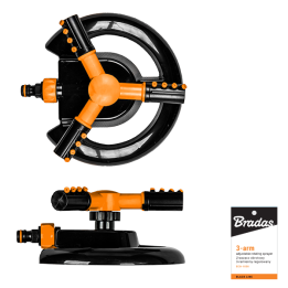 BLACK LINE Zraszacz obrotowy 3-ramienny regulowany