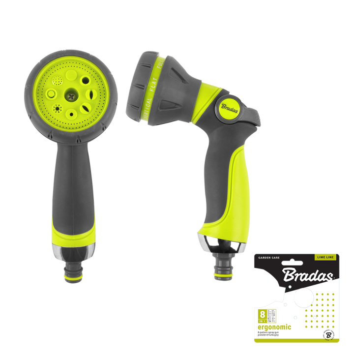 LIME LINE Pistolet 8-funkcyjny ERGONOMIC