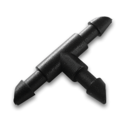 Trójnik, wtyk na wąż 4mm - 20szt.