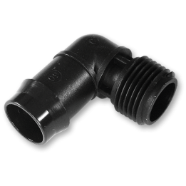 Kolanko GZ 1/2", wtyk na wąż 19mm - 4szt.