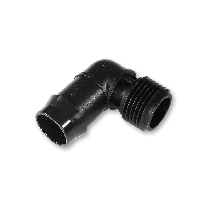 Kolanko GZ 1/2", wtyk na wąż 19mm - 4szt.