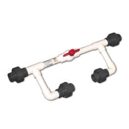 Zestaw przyłączeniowy do inżektora GZ 1 1/2" , z wyjściami GW 1 1/2"