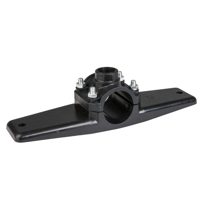 PN10 Obejma na podstawie do rur PE 50 mm / GW 3/4"