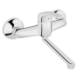 BASIC BATERIA UMYWALKOWA ŚCIENNA, CHROM