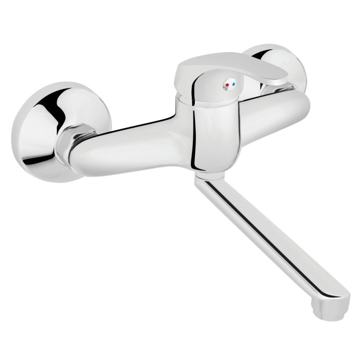 BASIC BATERIA UMYWALKOWA ŚCIENNA, CHROM