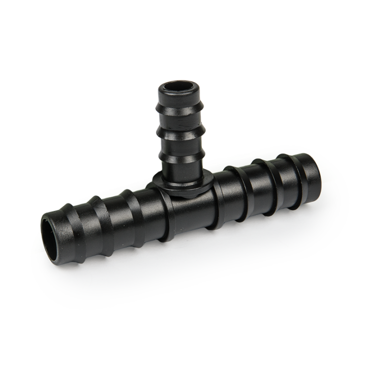 Trójnik, 2x wtyk na wąż 20mm, wtyk na wąż 16mm
