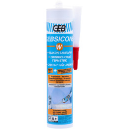Silikon sanitarny bezbarwny GEBSICONE 310 ml