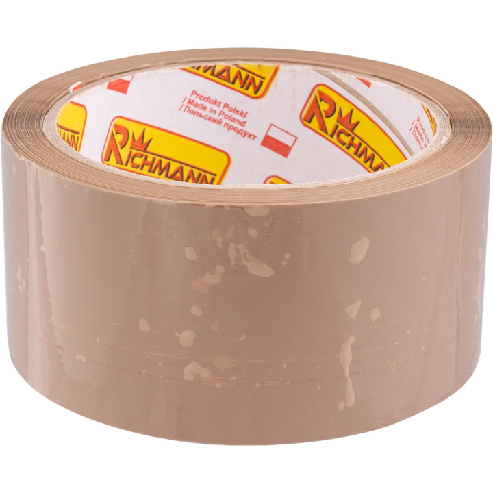 Taśma pakowa brązowa 48 mm x 60 m uniwersalna do kartonów