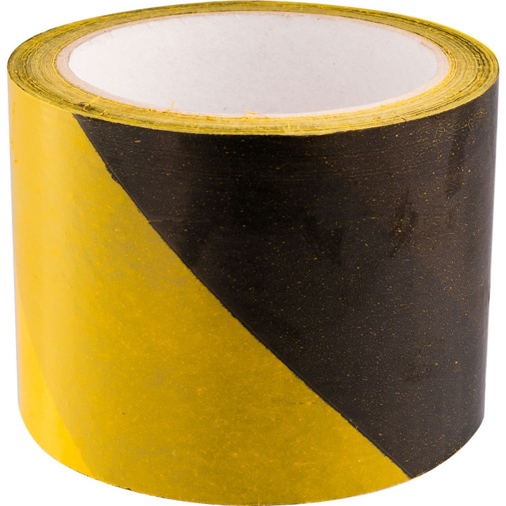 TAŚMA OSTRZEGAWCZA 100M/75MM ŻÓŁTO-CZARNA