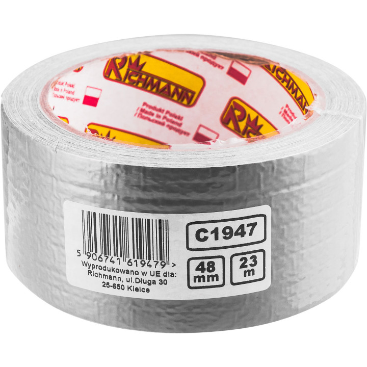 TAŚMA UNIWERSALNA SZARA "DUCT TAPE" 48MMx23M WZMOCNIONA