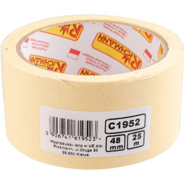 TAŚMA MASKUJĄCA PAPIEROWA 48MMx25M ŻÓŁTA