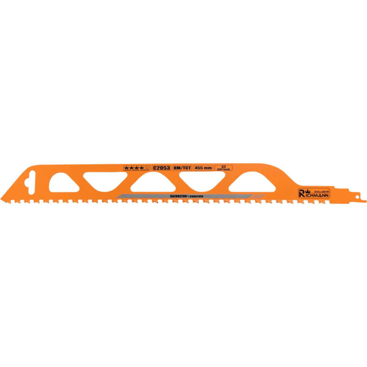 BRZESZCZOT DO PIŁY SZABLASTEJ DO GAZOBETONU 455 MM,HM/TCT,32 ZĘBY Z WIDIĄ