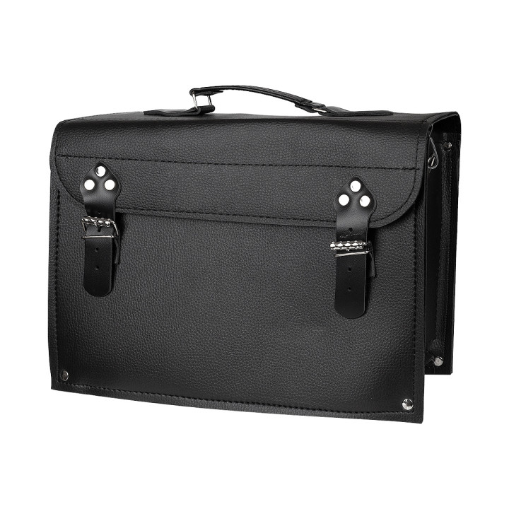 TORBA NARZ. 380x270x160 MM SKÓRA EKOLOG. PASEK
