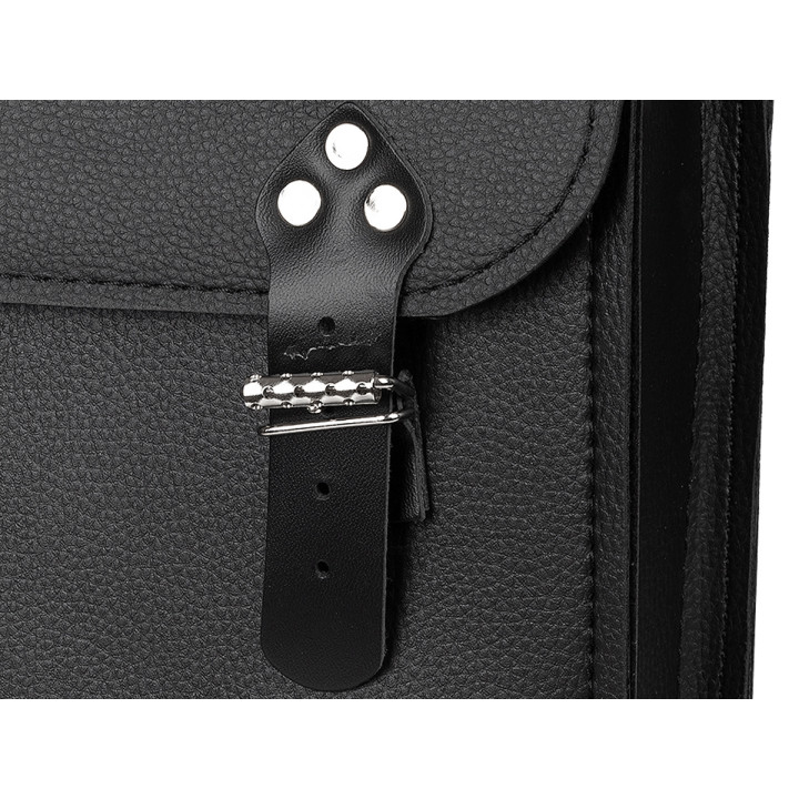 TORBA NARZ. 380x270x160 MM SKÓRA EKOLOG. PASEK