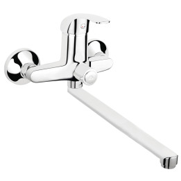 VASTO BATERIA WANNOWA Z WYLEWKĄ 350MM BEZ ZESTAWU NATRYSKOWEGO, CHROM