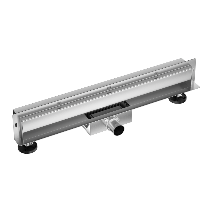 W-Drain NEXT 2w1 Odpływ liniowy ścienny 60 cm dwustronny chrom