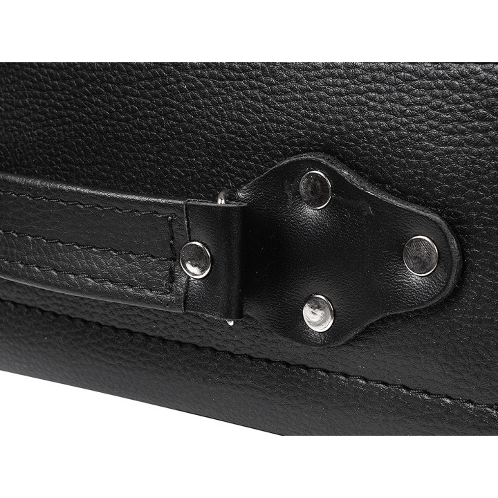 TORBA NARZ. UCHYLNA OKUTA 395x230x165 MM SKÓRA EKOLOG. KLAMRA