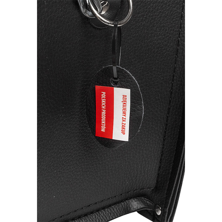 TORBA NARZ. UCHYLNA 415x270x180 MM SKÓRA NATURALNA, KLAMRA