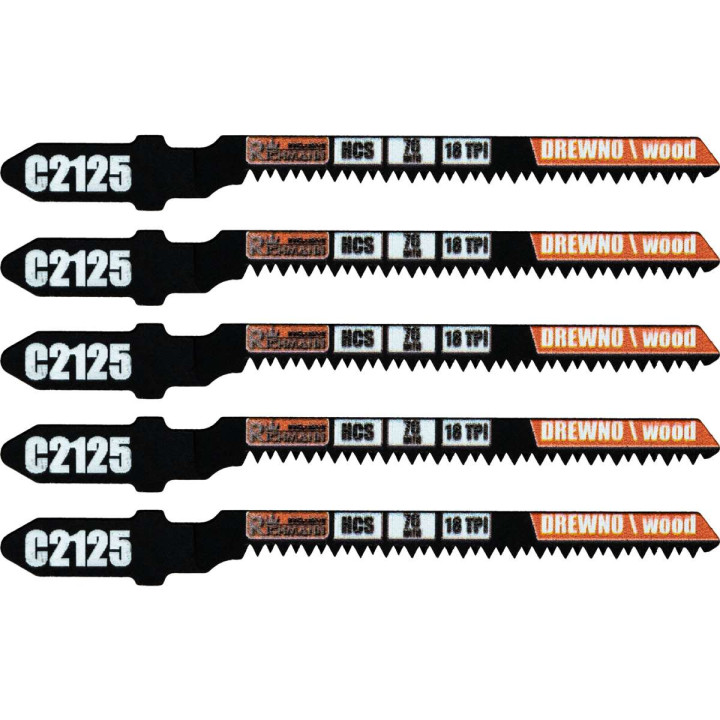 BRZESZCZOT DO WYRZ. DREWNO "T" HCS 76MM,18 TPI,KRZYWE,CZYSTE CIĘCIE (T101AO) 5 SZT/OPAK.