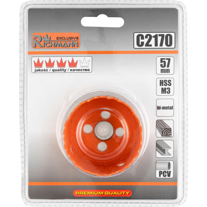 OTWORNICA BIMETAL 57 MM