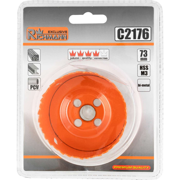 OTWORNICA BIMETAL 73 MM