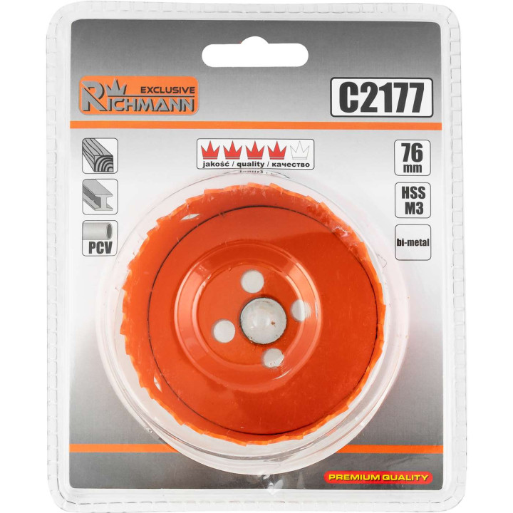 OTWORNICA BIMETAL 76 MM