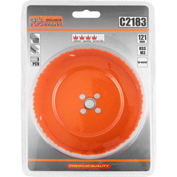 OTWORNICA BIMETAL 121 MM